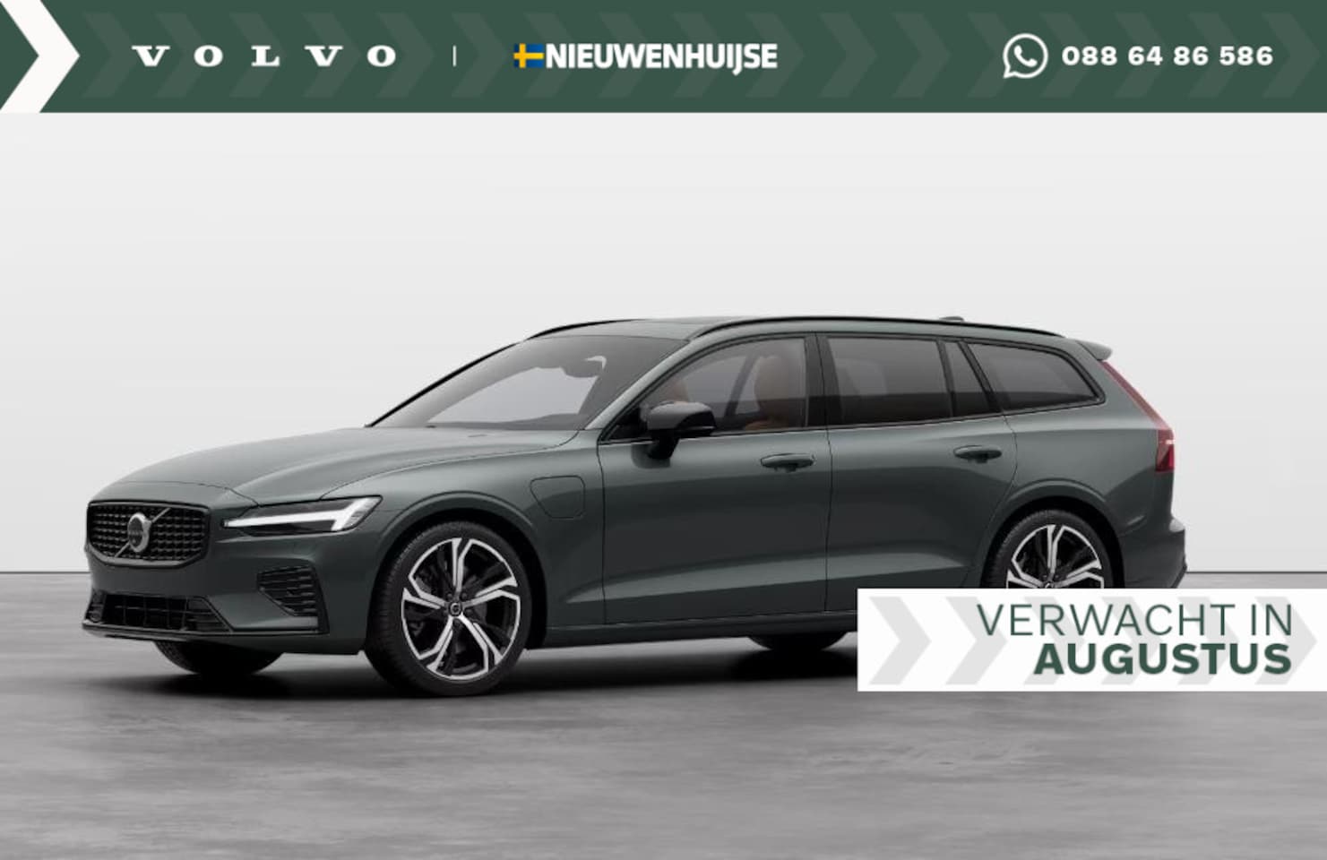 Volvo V60 - 2.0 T6 Plug-in hybrid AWD Ultra Dark | Bowers & Wilkins | Massage | Stoel ventilatie + Ver - AutoWereld.nl