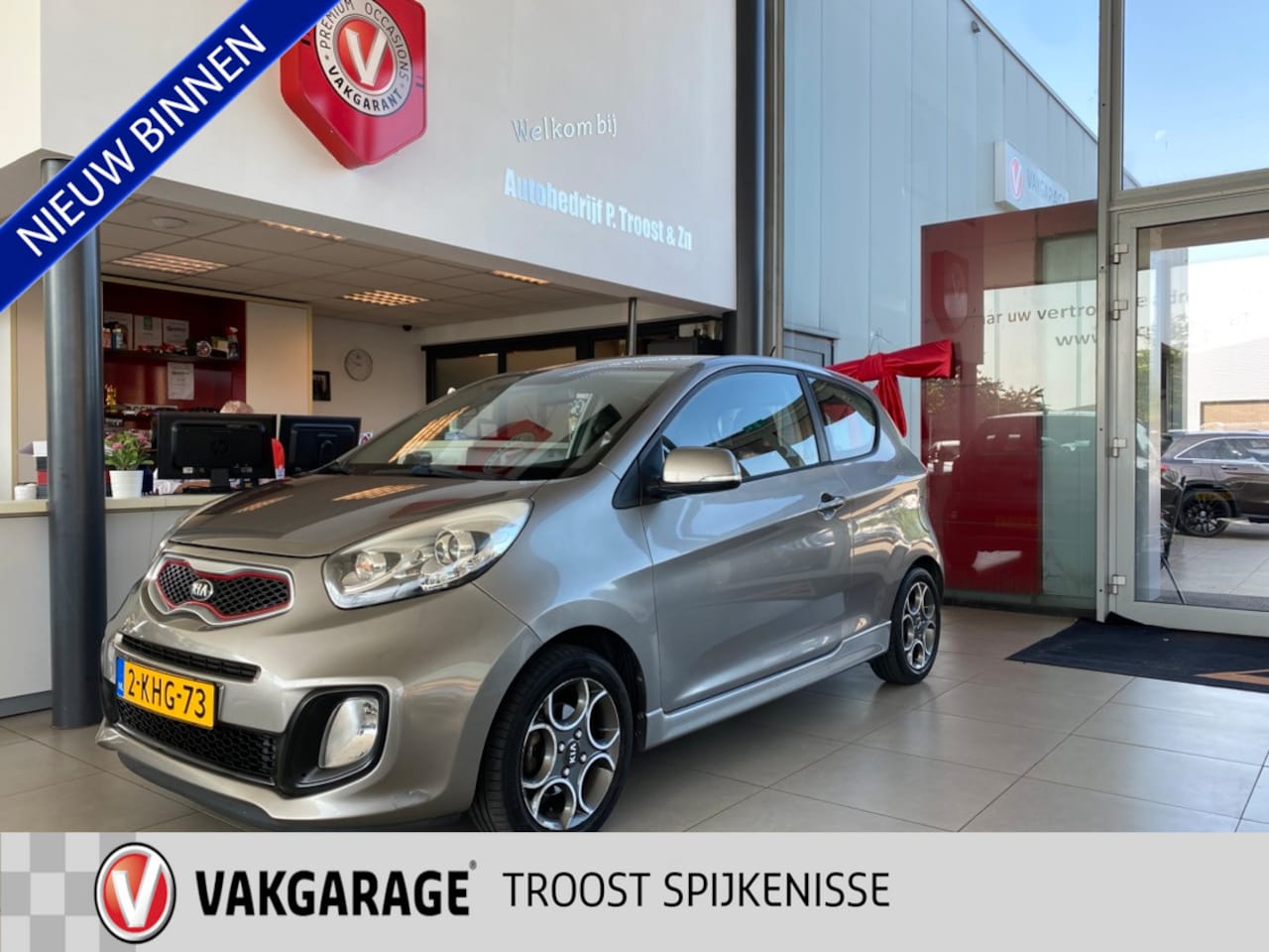 Kia Picanto - 1.0 CVVT ISG Plus Pack 1.0 CVVT ISG Plus Pack,5 Zits,Airco.Elektrischpakket,Ipod Aux Usb Aansluiting,14 Inch Lmv - AutoWereld.nl