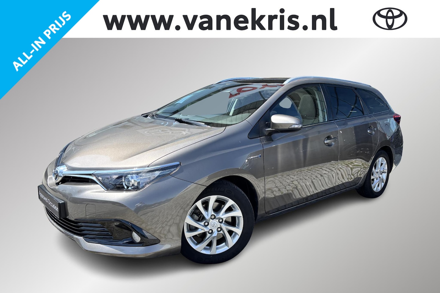 Toyota Auris Touring Sports - 1.8 Hybrid Dynamic Panoramadak, Navi,Camera,Pre Crash Safety,LDA - AutoWereld.nl