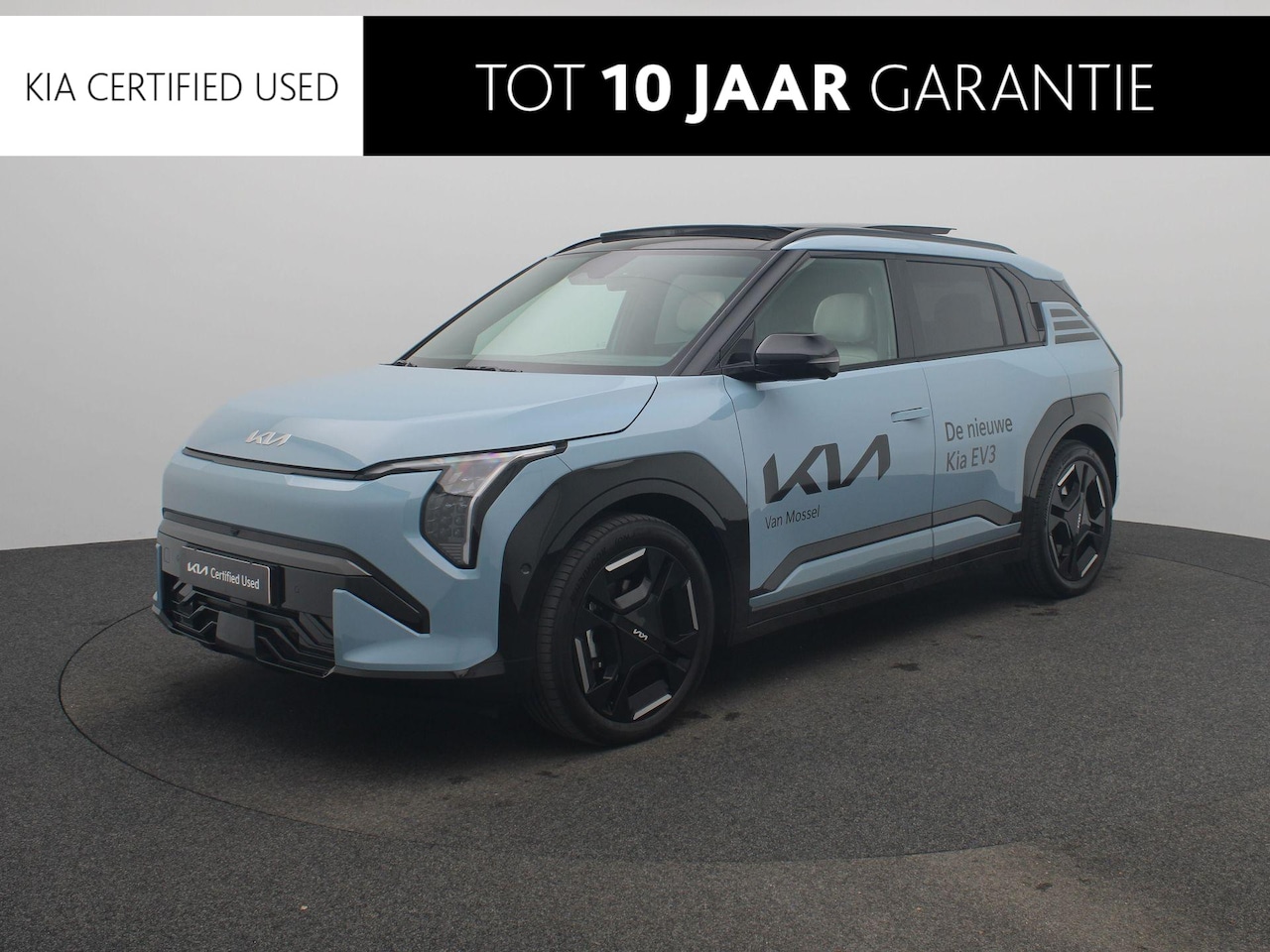 Kia EV3 - GT-PlusLine 81.4 kWh Leder | Pano Dak | Elektrische stoel met geheugen | 360 Camera | Dode - AutoWereld.nl