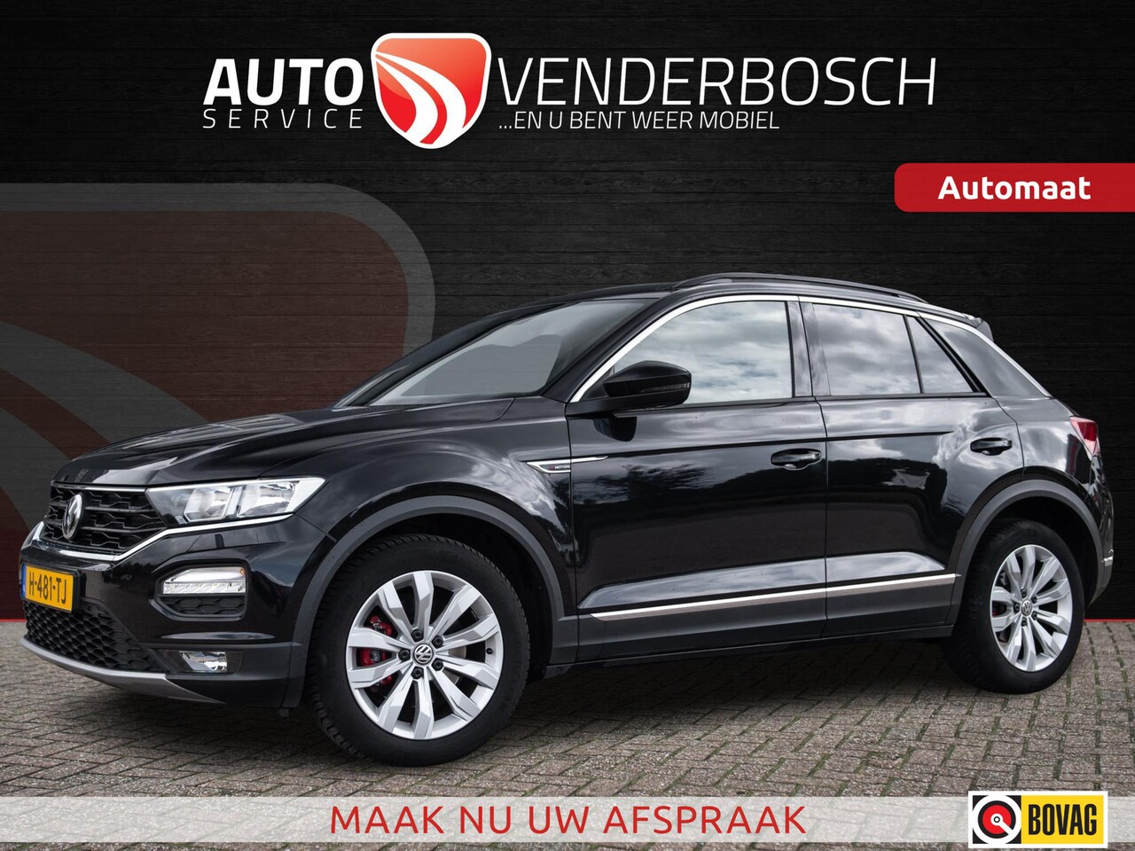 Volkswagen T-Roc - 2.0 TSI 4Motion Sport 190pk | Automaat | Apple CarPlay | Trekhaak 1.700 kg - AutoWereld.nl