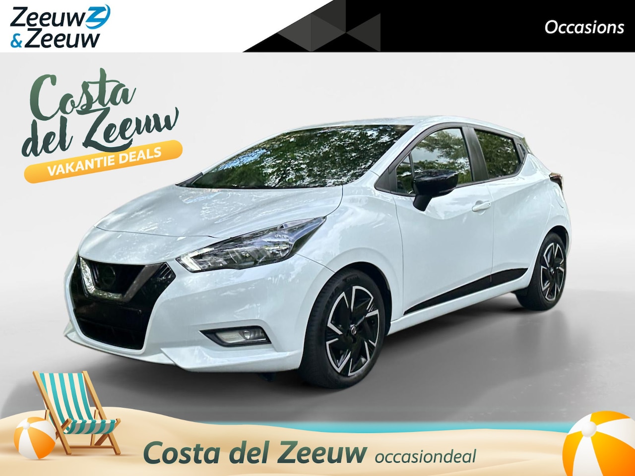 Nissan Micra - 1.0 IG-T Business Access Apple Carplay/Android Auto , climate , cruise , camera , usb , pa - AutoWereld.nl