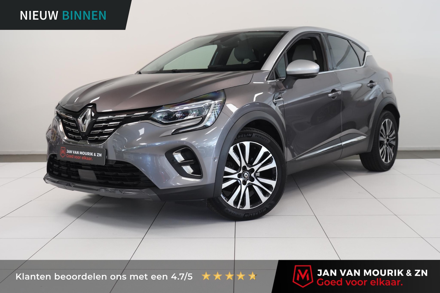 Renault Captur - 1.6 E-Tech full hybrid 145 iconic | 360 Camera | Leder bekleding | Adaptieve cruise contro - AutoWereld.nl