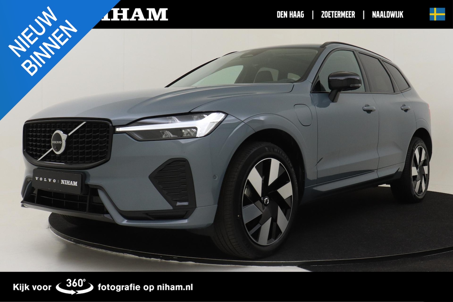 Volvo XC60 - T8 PLUG-IN HYBRID PLUS DARK -PANO.DAK|GETINT.GLAS|360°CAM|20" - AutoWereld.nl