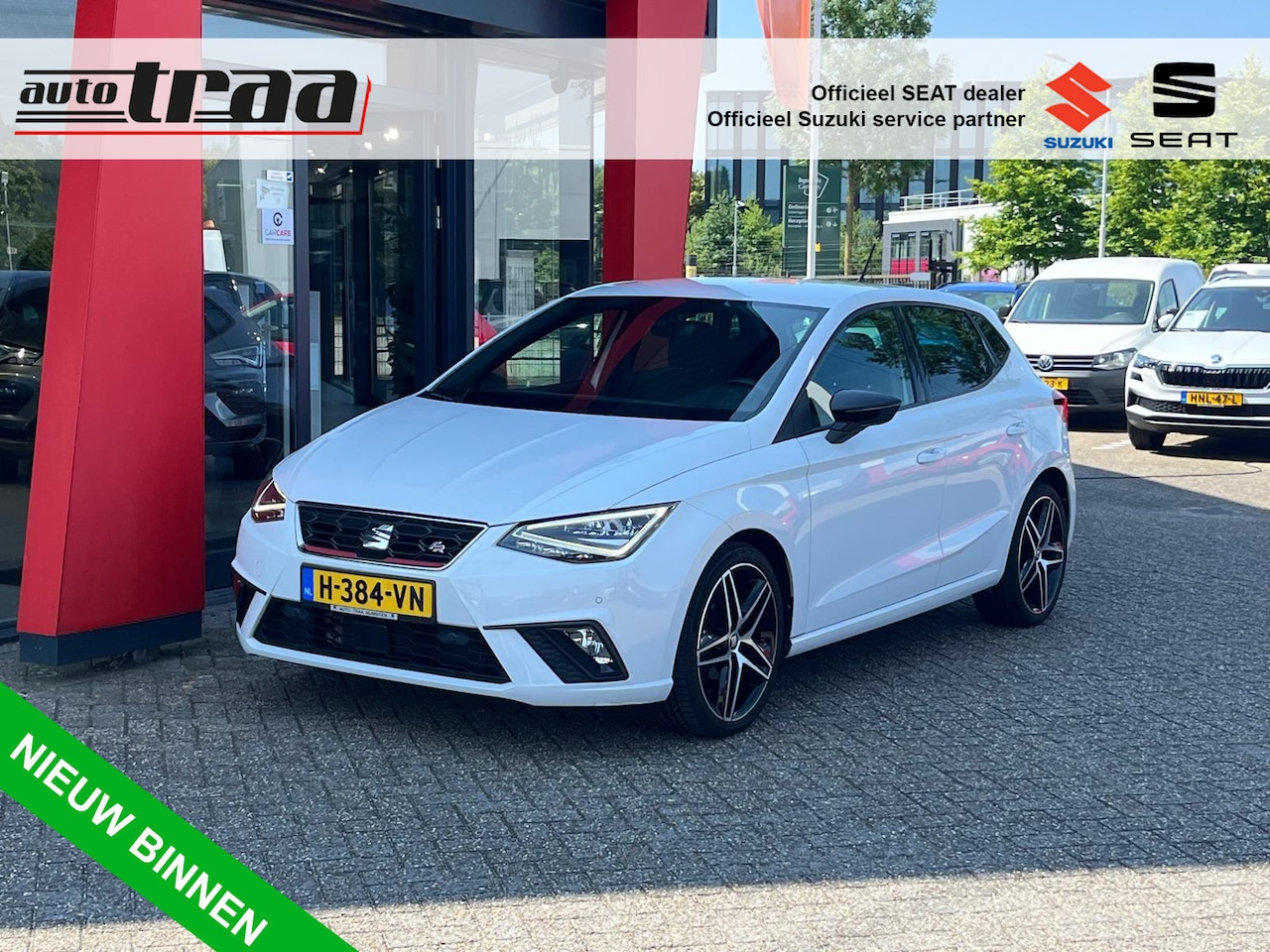 Seat Ibiza - 1.0 TSI FR Business Intense / Stoelverwarming / Navi. / 18'' LMV / Full led / Virtual dash - AutoWereld.nl