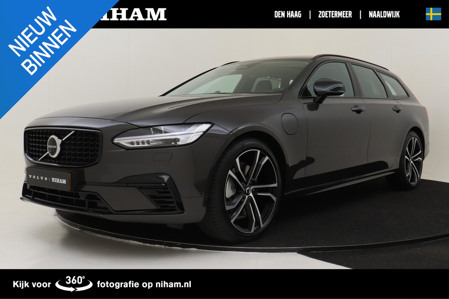 Volvo V90 - T8 PLUG-IN HYBRID AWD ULTRA EXECUTIVE EDITION *FULL OPTIONS!* -PANO.DAK|BOWERS&WILKINS|LUC - AutoWereld.nl