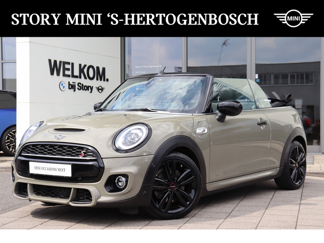 MINI Cabrio - Cooper S Hammersmith JCW Automaat / Comfort Access / Active Cruise Control / LED / Park As - AutoWereld.nl