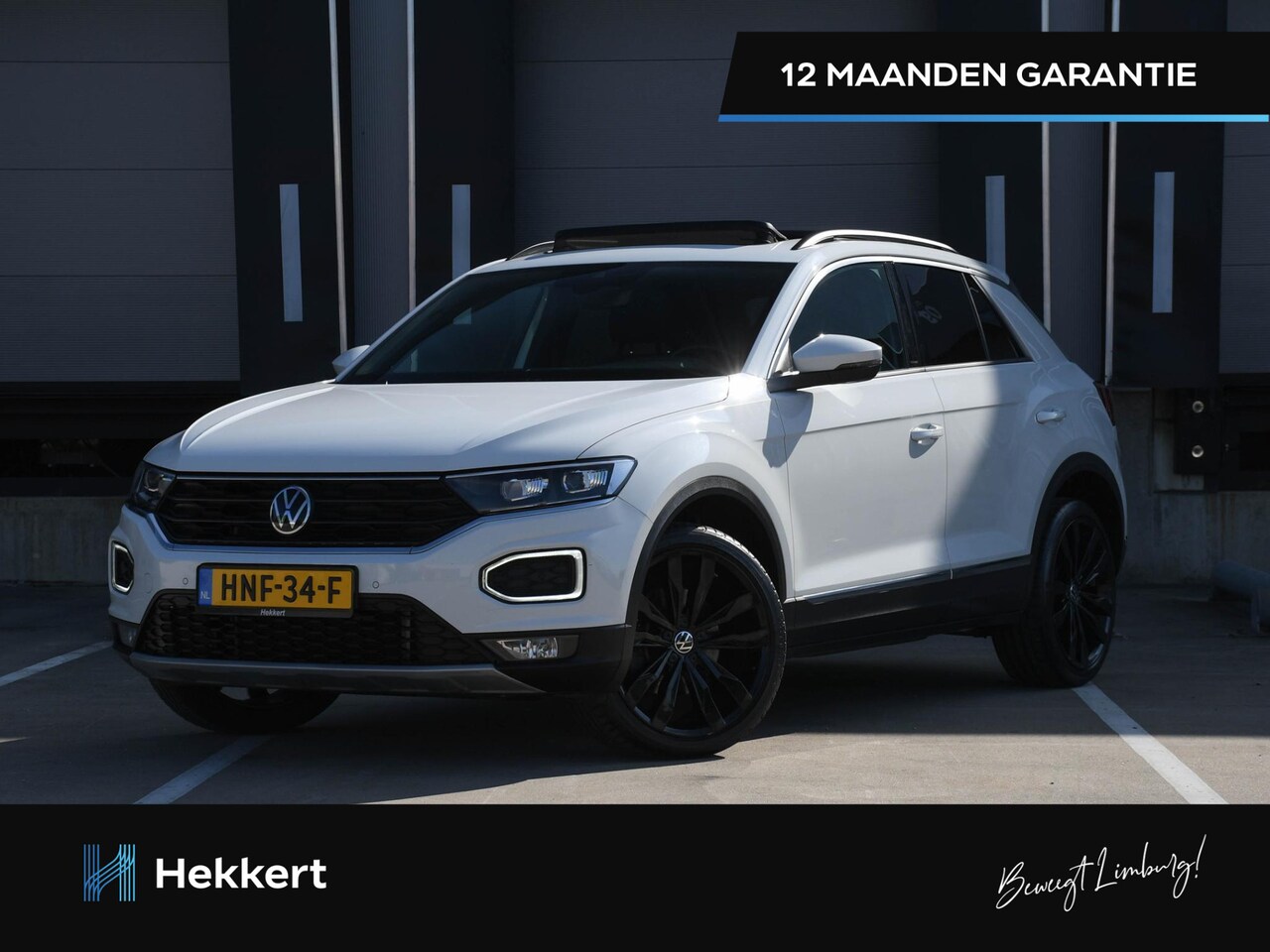 Volkswagen T-Roc - Sport 1.5 TSI 150pk Automaat PANO-DAK | ADAP. CRUISE | DODE HOEK | 19''LM | TREKHAAK | DOD - AutoWereld.nl