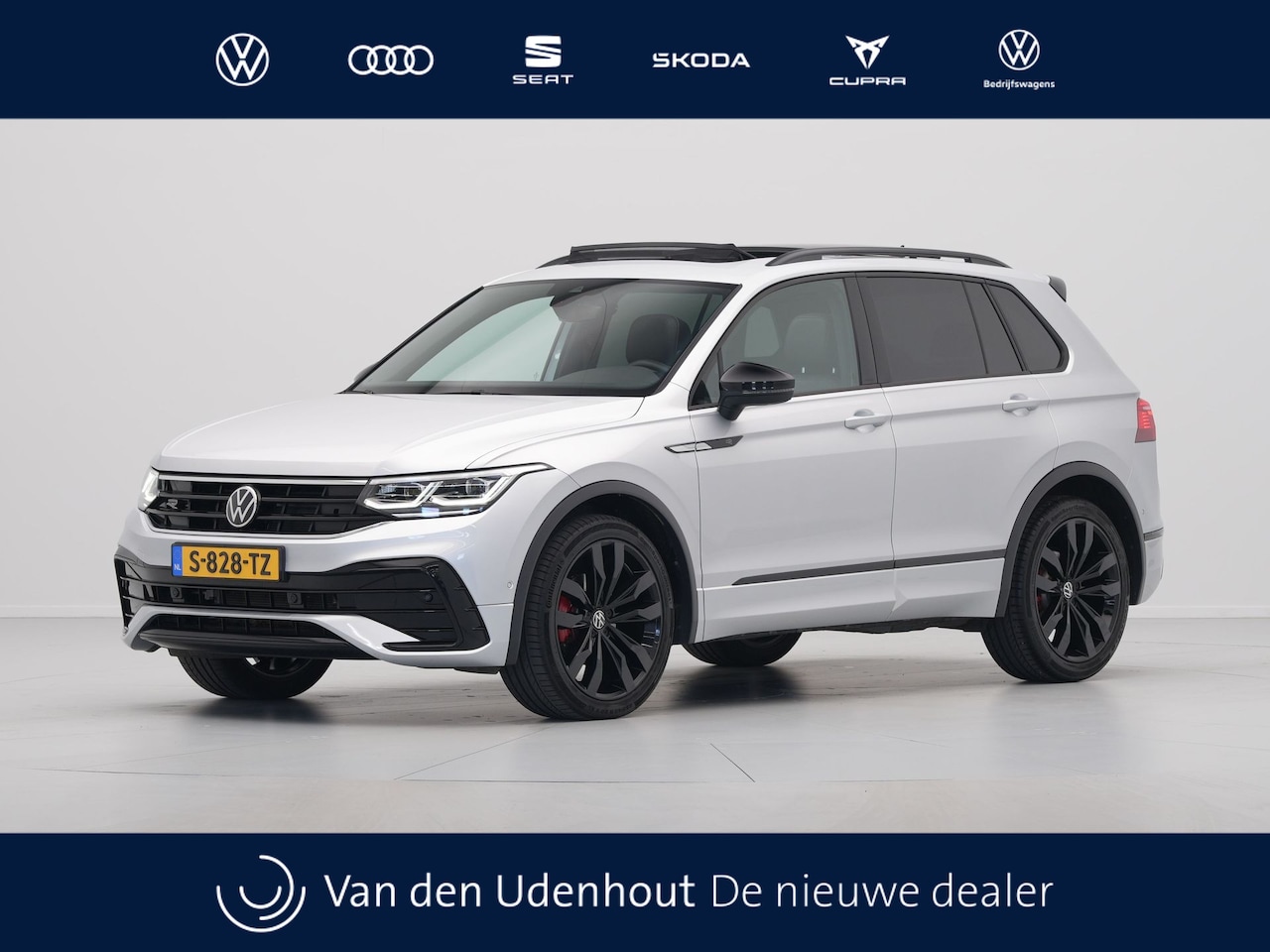 Volkswagen Tiguan - 1.5 TSI 150pk DSG R-Line Business Panoramadak Navigatie Camera Stoelverwarming Acc Rode Re - AutoWereld.nl