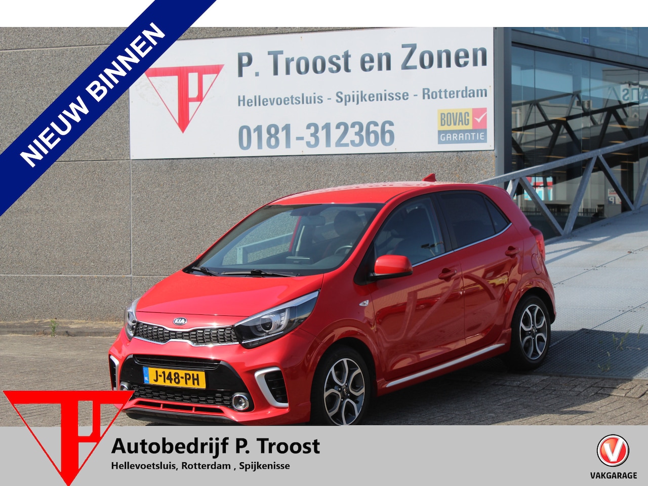 Kia Picanto - 1.0 MPi GT-Line Edition Navigatie/Airco/Achteruitrijcamera/Apple carplay/Bluetooth/LED kop - AutoWereld.nl