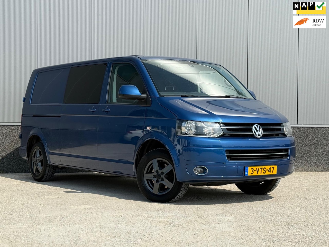 Volkswagen Transporter - 2.0 TDI L2H1 DC Comfortline DSG, Airco, Leder! - AutoWereld.nl