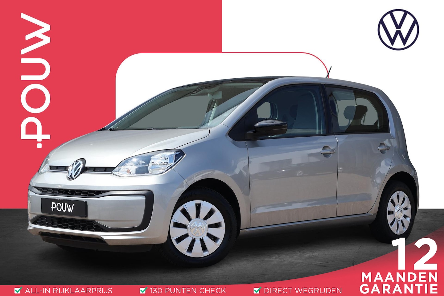Volkswagen Up! - 1.0 60pk Move up! | Airco | Dakpakket | DAB radio | Bluetooth Telefoon - AutoWereld.nl