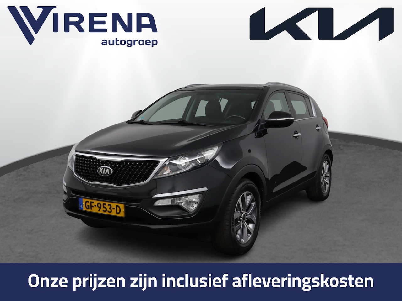 Kia Sportage - 1.6 GDI BusinessPlusLine Airco - Navigatie - Cruise Control - Lederbekleding - Schuifkante - AutoWereld.nl