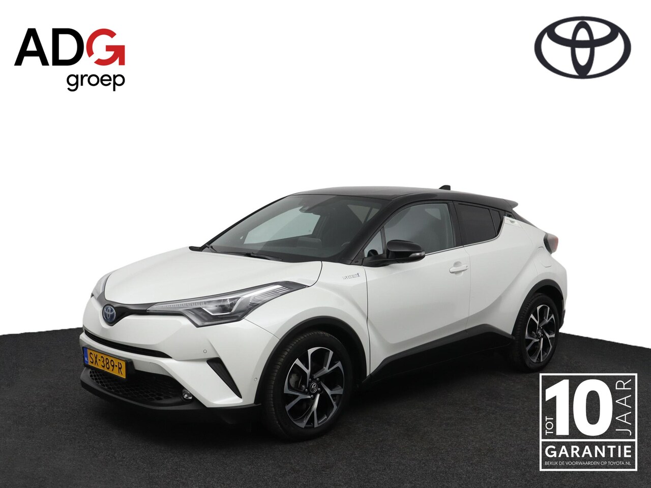 Toyota C-HR - 1.8 Hybrid Style Bi-tone| Stoel en stuurverwarming | Parkeercamera | Keyless | - AutoWereld.nl