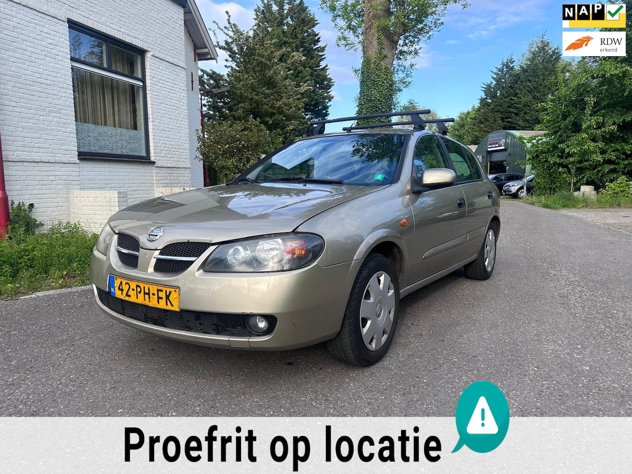 Nissan Almera - 1.5 Acenta 2E EIGENAAR*NAP*AIRCO*METALLIC - AutoWereld.nl