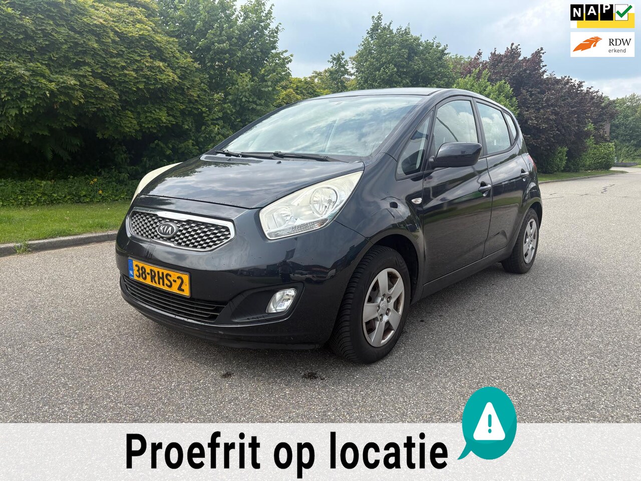 Kia Venga - 1.4 CVVT Seven Navigatie*Cruise*Airco*NAP*07-06-2026 APK*Trekhaak*2e eigenaar*LM velgen* - AutoWereld.nl
