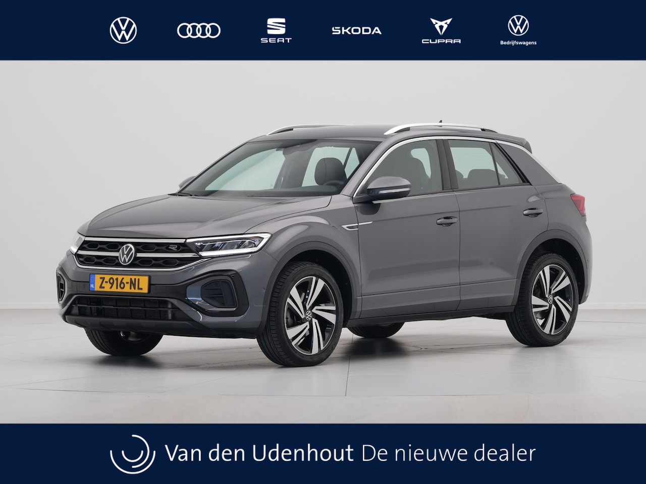 Volkswagen T-Roc - 1.5 TSI 150pk DSG R-Line Navi via App Clima Pdc Lm Velgen - AutoWereld.nl