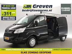 Ford Transit Custom - 290 2.0 TDCI L2H1 | Dubbele Cabine | 6 Persoons | 2xSchuifdeur Airco Cruise Navigatie PDC