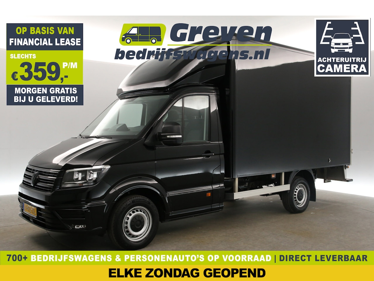 Volkswagen Crafter - 35 2.0 TDI 140PK Bakwagen | L 3.80m | Camper Ombouw | Verhuiswagen | Airco Camera Carplay - AutoWereld.nl