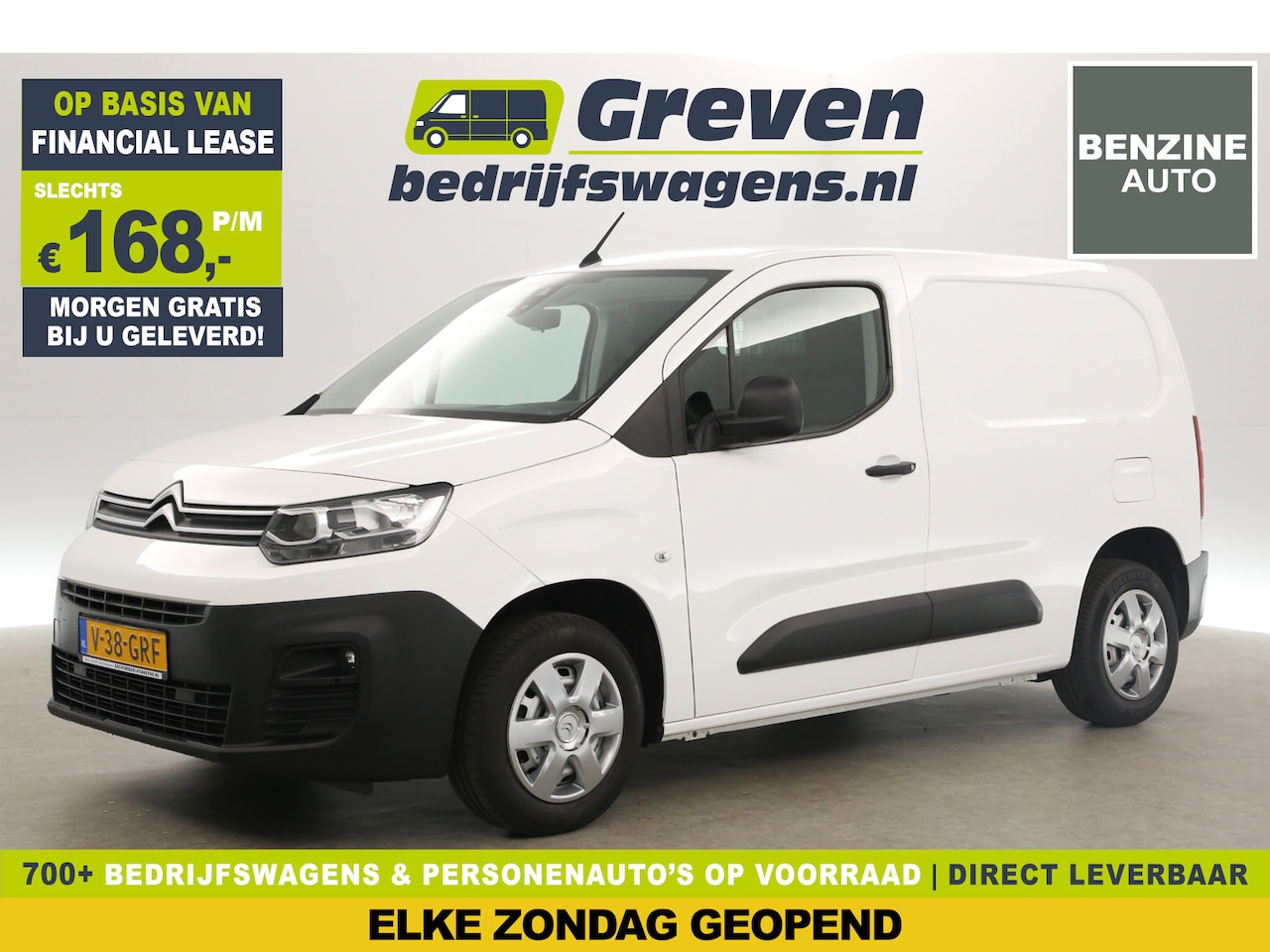 Citroën Berlingo - 1.2 PureTech L1H1 | 111PK | BENZINE | EMISSIEVRIJE ZONE | Airco Cruise PDC Elektrpakket Sc - AutoWereld.nl