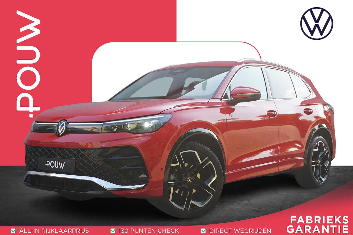 Volkswagen Tiguan - 1.5 eTSI 150pk DSG R-Line Business | Keyless | Elektrische Achterklep | Dodehoek Detectie - AutoWereld.nl