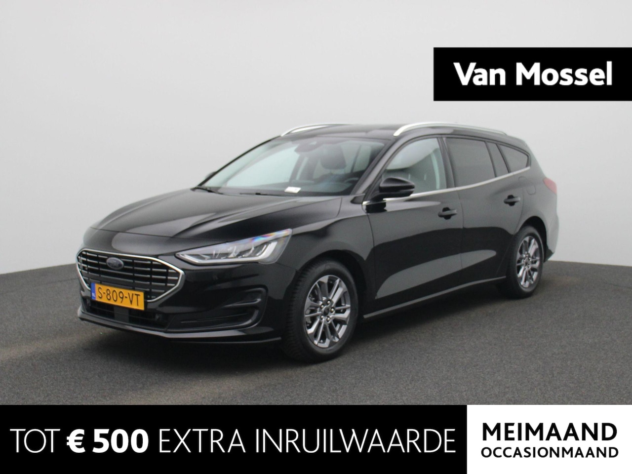 Ford Focus Wagon - 1.0 EcoBoost Hybrid Titanium Style NAVIGATIE | LICHTMETALEN VELGEN | CLIMA | CRUISE | BLUE - AutoWereld.nl