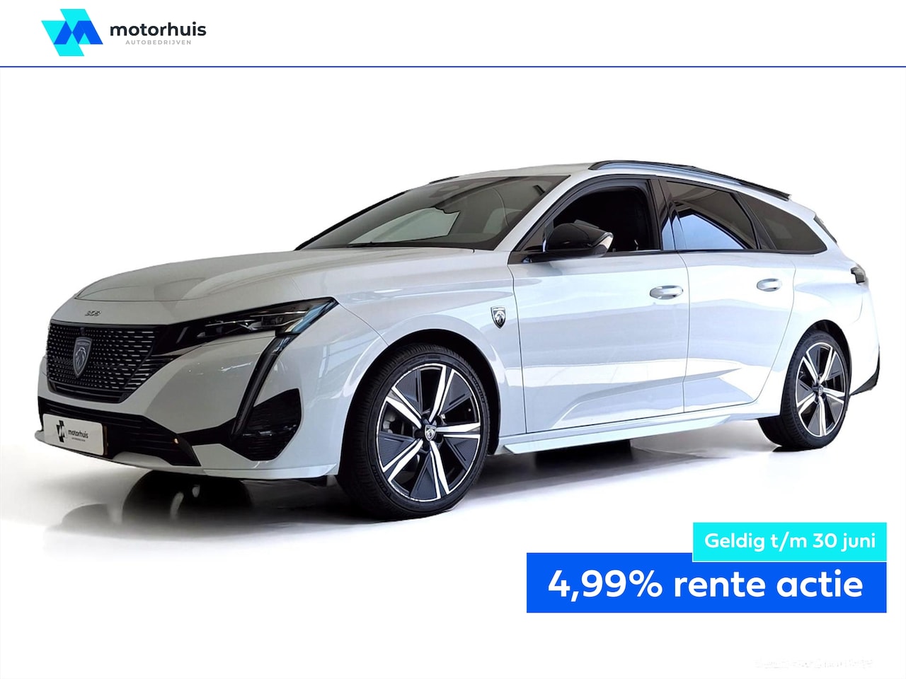 Peugeot 308 SW - 1.2 Puretech 130pk GT AUTOMAAT NAVI CAMERA LED - AutoWereld.nl