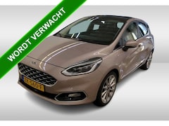 Ford Fiesta - 1.0 101PK Automaat Vignale 5drs / Panoramadak / Leder / Airco-ecc./ Pdc.+Camera / Stoel-St