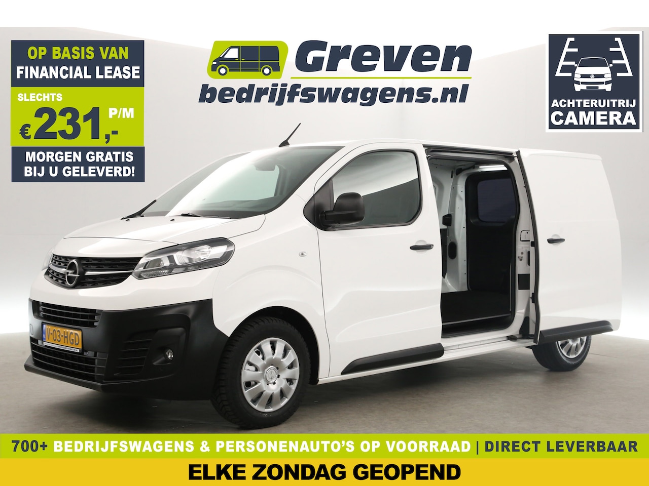 Opel Vivaro - 1.5 CDTI L2H1 Airco Cruise 360Camera 2xSchuifdeur Carplay Navi PDC 3 Persoons Stoelverwarm - AutoWereld.nl
