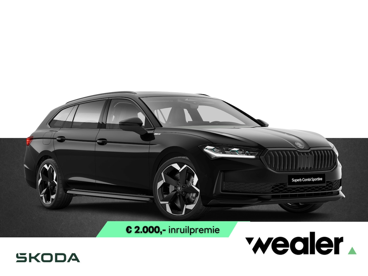 Skoda Superb Combi - Sportline Business 1.5 TSI PHEV 204 PK DSG | Panorama dak | Suite Sport Leder | 19" lichtm - AutoWereld.nl