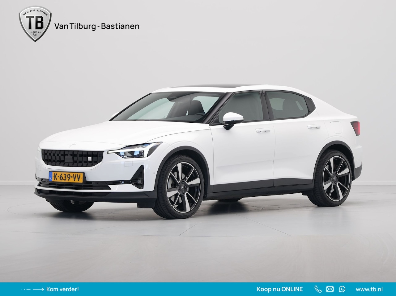 Polestar 2 - Long Range Dual Motor 408pk Launch Edition 78kWh Panorama Navigatie 360 camera Stoelverwar - AutoWereld.nl