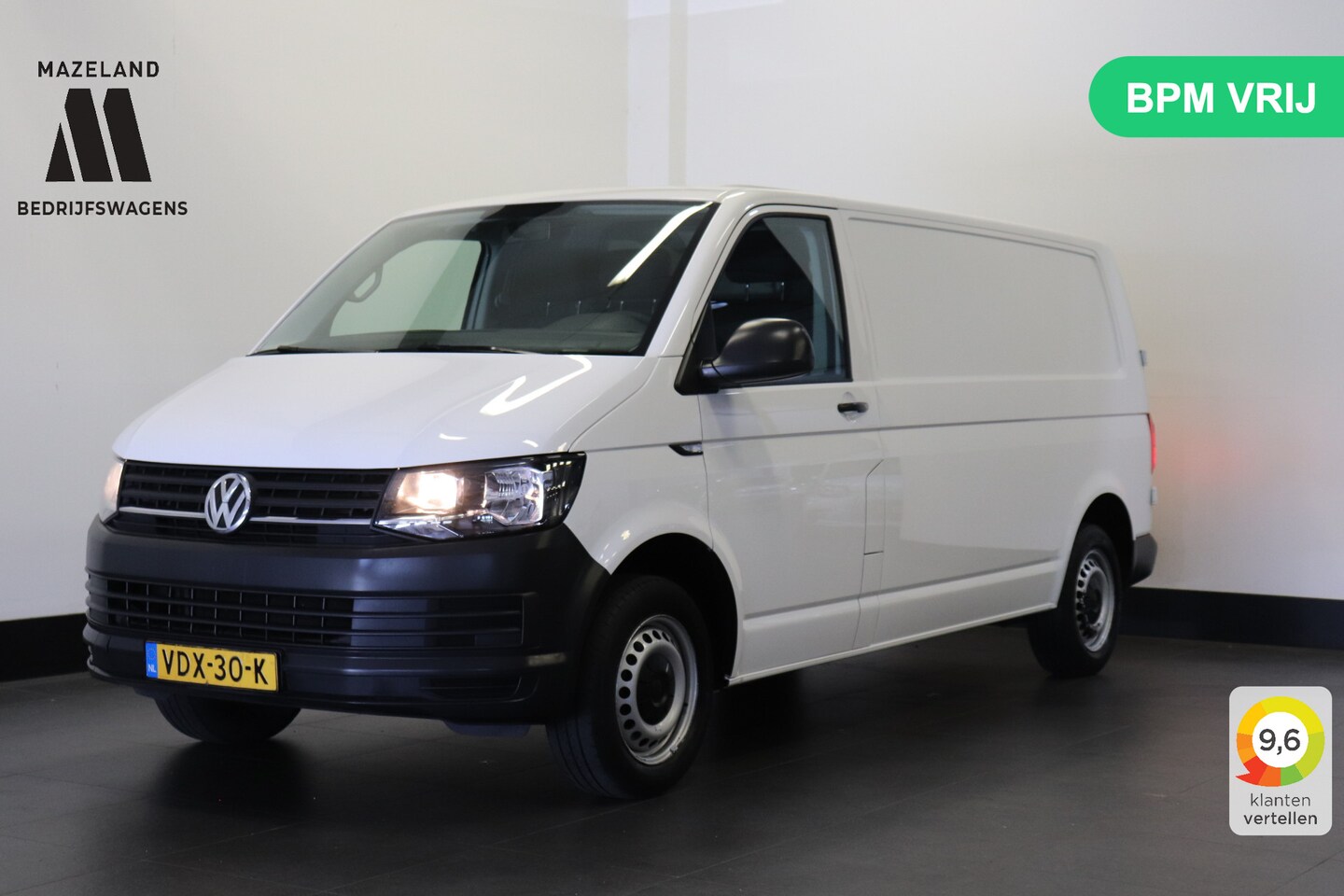 Volkswagen Transporter - 2.0 TDI L2 EURO 6 - Airco - Cruise - PDC - € 11.900,- Excl. - AutoWereld.nl