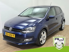Volkswagen Polo - Occasion 1.4-16V Comfortline met cruisecontrol en leuke velgen | Tweedehands Polo donkerbl