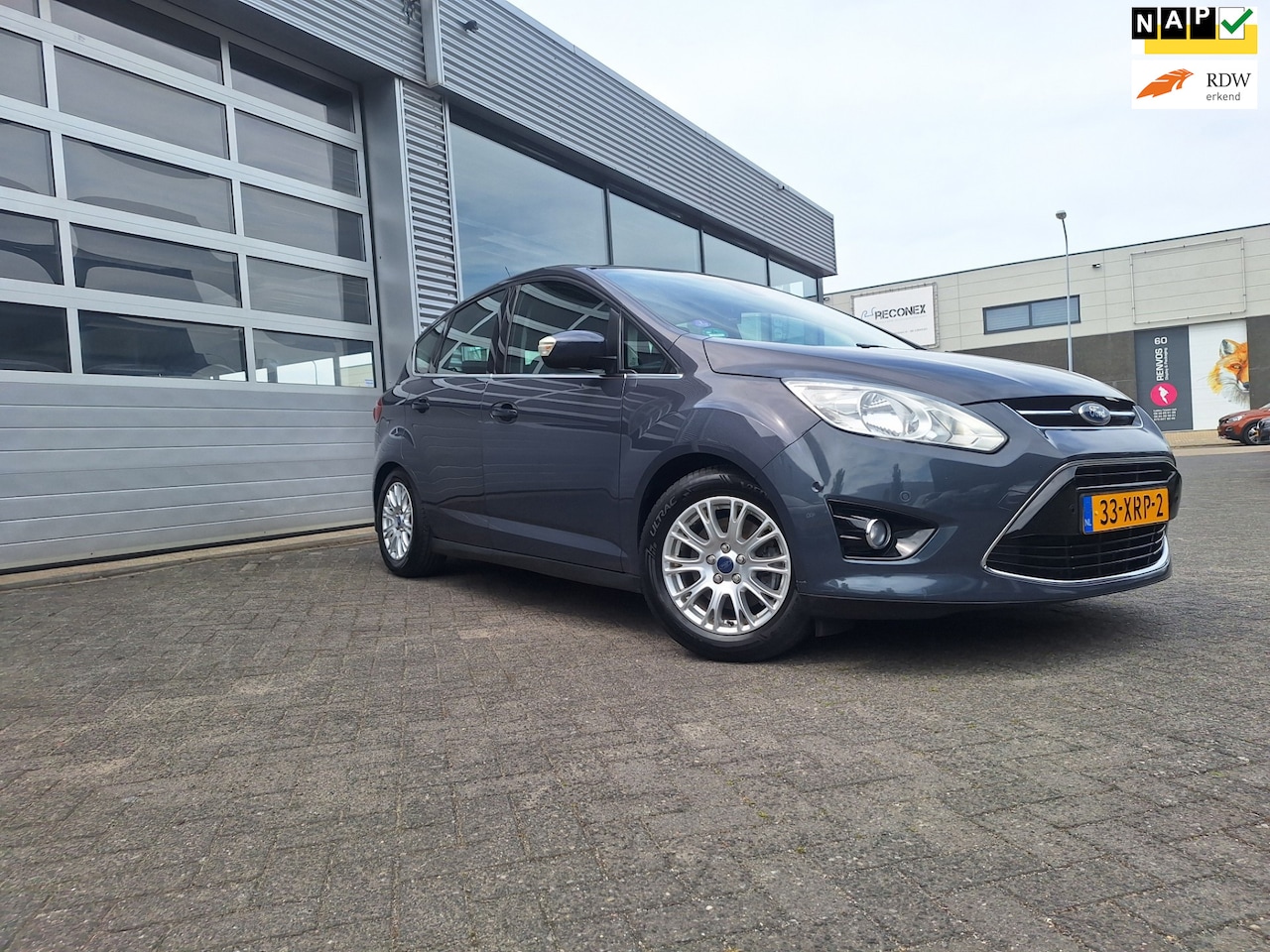 Ford C-Max - 1.6 EcoBoost Titanium*Nav*Cruise*Trekhaak*Ecc*Boekjes aanwezig*Enz - AutoWereld.nl