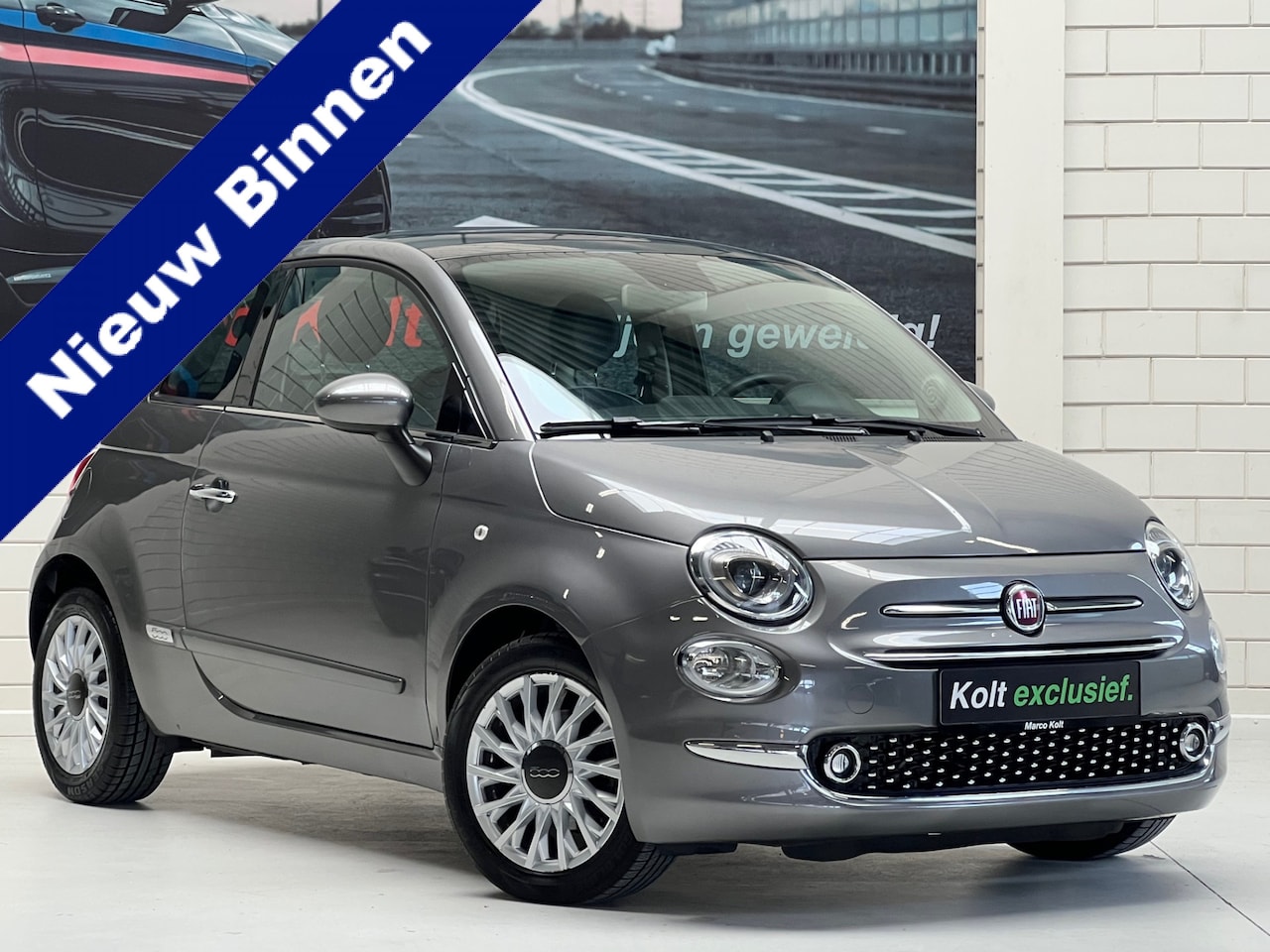 Fiat 500 - 0.9 TwinAir Turbo Lounge 85 PK / Airco / Navigatie / Panoramadak / Park Sensors / 15"LM Ve - AutoWereld.nl