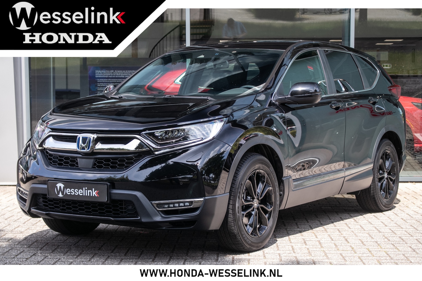 Honda CR-V - 2.0 eHEV Black Edition Sportline - All in rijklaarprijs | Navigatie | Leder - AutoWereld.nl