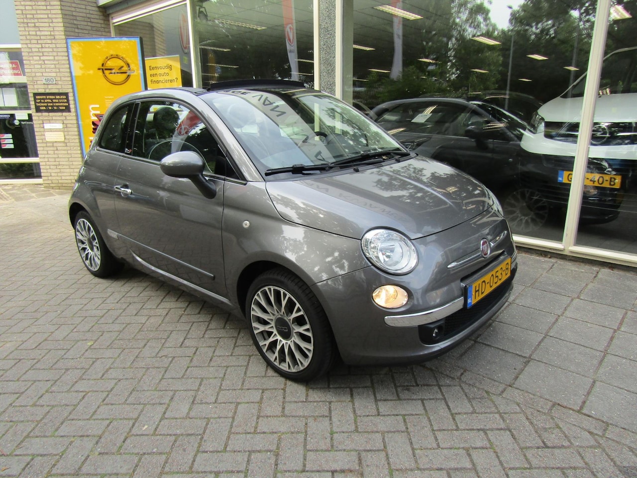 Fiat 500 C - TURBO CABRIO ECC L.M. VELGEN BLUET. - AutoWereld.nl