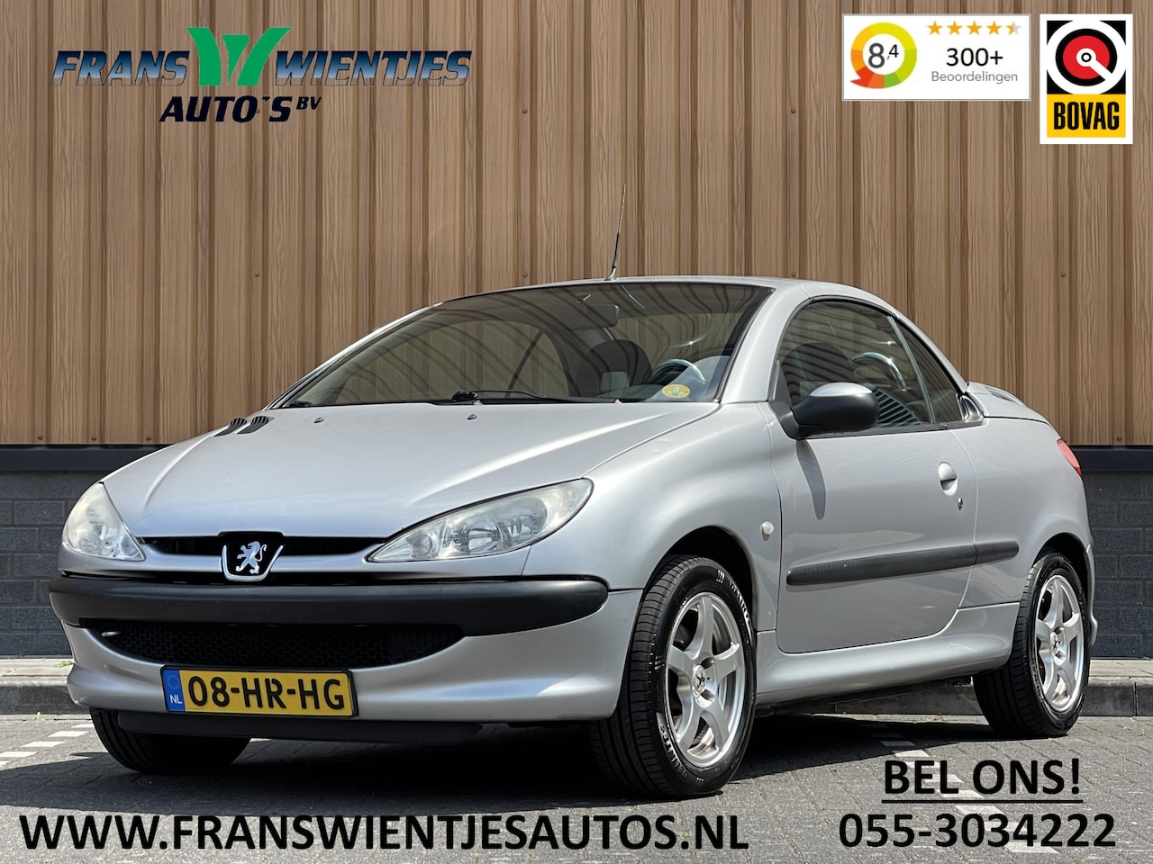 Peugeot 206 CC - 1.6-16V | Handel & Export | Cabrio | Lichtmetaal 15'' | Radio & Cd | Origineel Nederlands - AutoWereld.nl