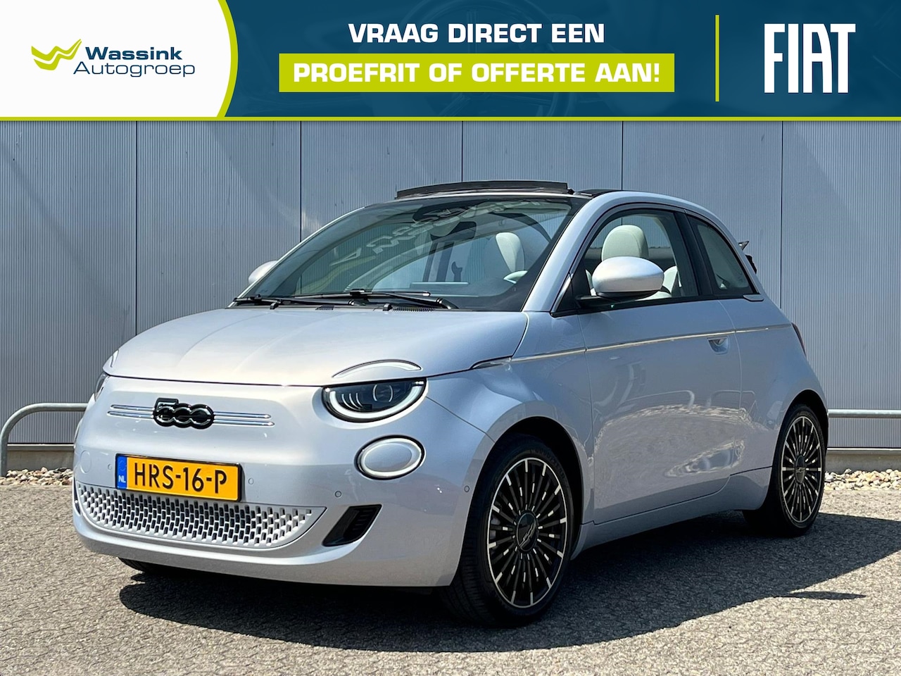 Fiat 500 C - 42kWh 118pk Aut La Prima | Cabriolet | Adaptive Cruise | Self Steering | Parkeersensoren | - AutoWereld.nl