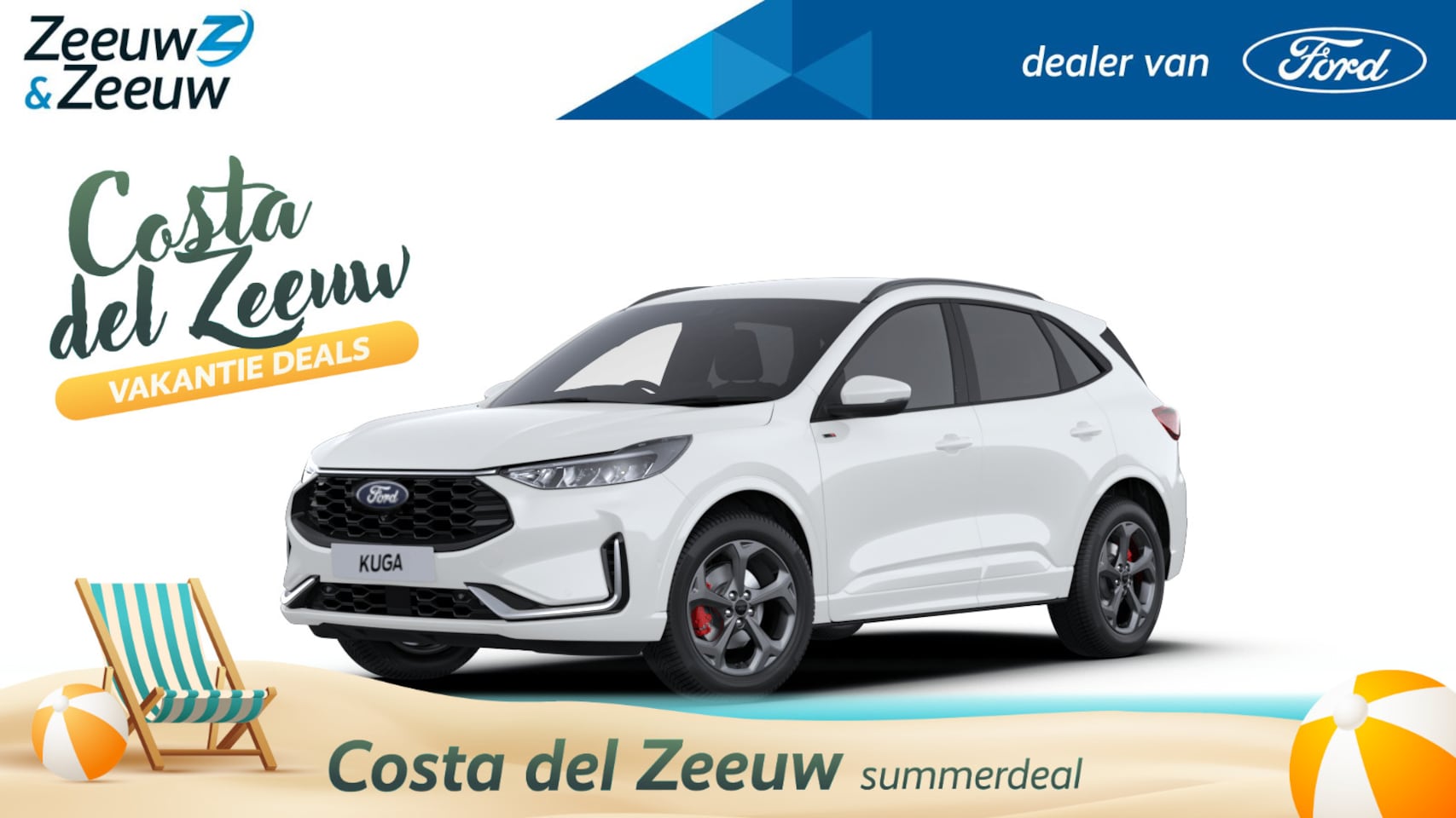 Ford Kuga - 2.5 PHEV ST-Line X | Nieuw te bestellen bij Zeeuw & Zeeuw Ford Alphen | Prijs inclusief 40 - AutoWereld.nl