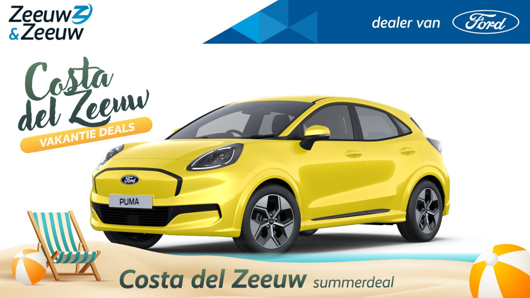 Ford Puma Gen-E - 44 kWh | Nieuw te bestellen bij Zeeuw & Zeeuw Ford Alphen | Prijs inclusief 2000 euro Ford - AutoWereld.nl