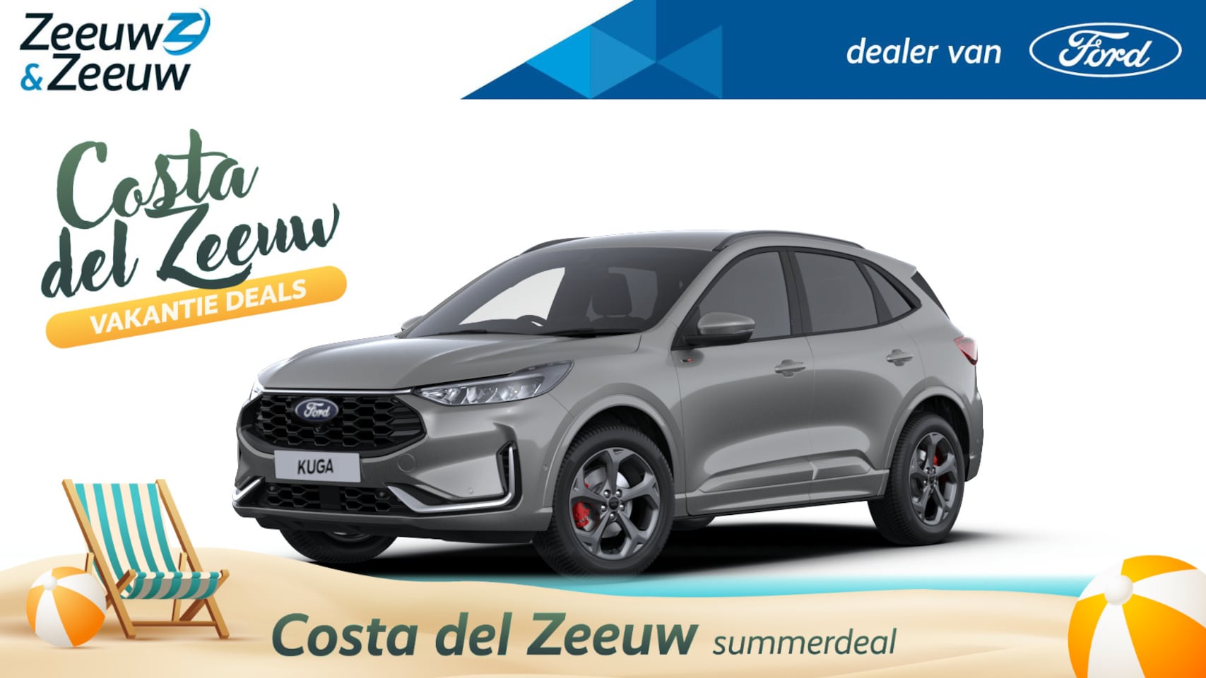 Ford Kuga - 2.5 PHEV ST-Line X | Nieuw te bestellen bij Zeeuw & Zeeuw Ford Alphen | Prijs inclusief 40 - AutoWereld.nl