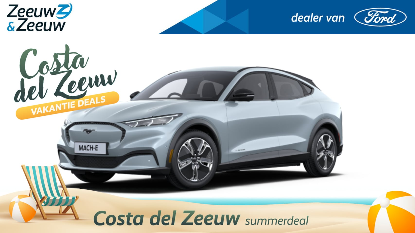 Ford Mustang Mach-E - Standard RWD 72,6 kWh | Nieuw te bestellen bij Zeeuw & Zeeuw Ford Alphen | Prijs inclusief - AutoWereld.nl