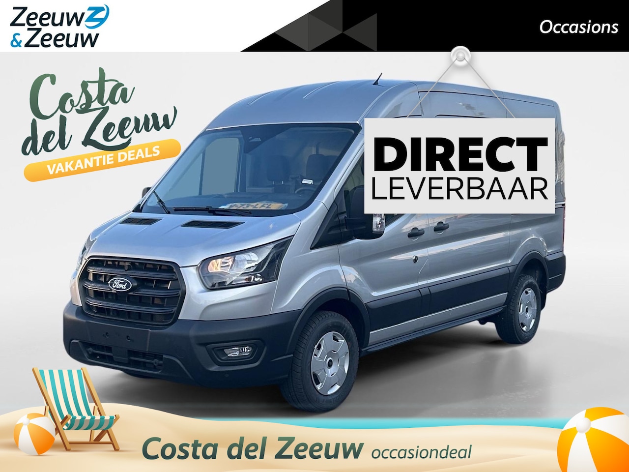 Ford Transit - 350 2.0 TDCI L2H2 Trend 165pk automaat | 2.800kg trekgewicht | Trekhaak | BPM vrij - AutoWereld.nl