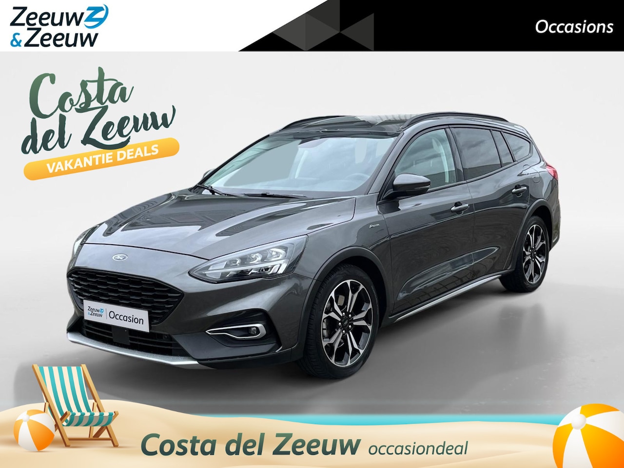 Ford Focus Wagon - 1.5 EcoBoost Active Business | Navigatie | Cruise Control | Stoel/Stuur/Voorruitverwarming - AutoWereld.nl