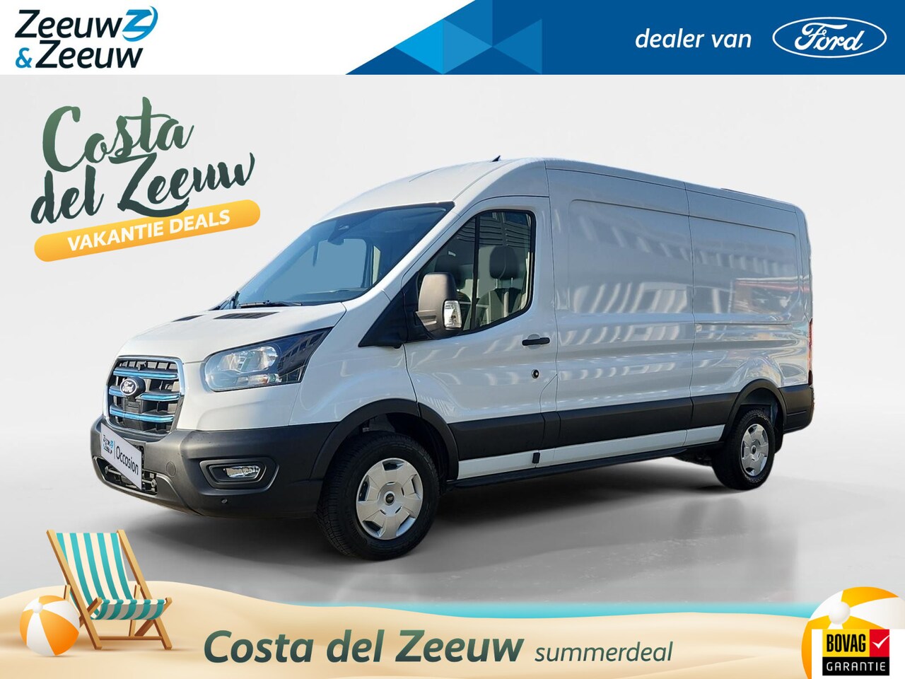 Ford E-Transit - 350 L3H2 Trend 68 kWh | NIEUW | TE BESTELLEN | 319 KM Actieradius| - AutoWereld.nl