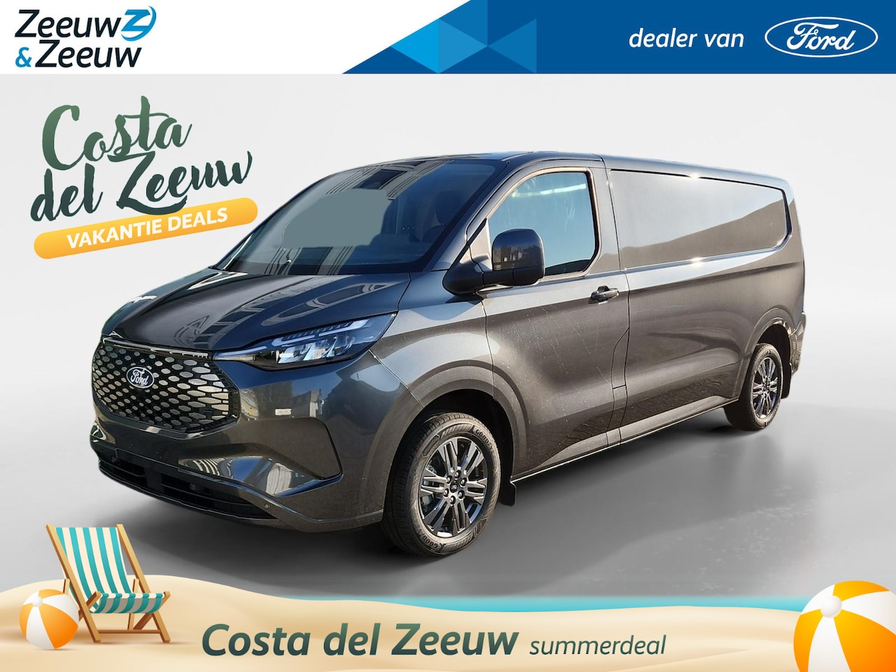Ford Transit Custom - E-Transit 340 L2H1 Limited 65 kWh | NIEUW | TE BESTELLEN | 380 KM WLTP | - AutoWereld.nl