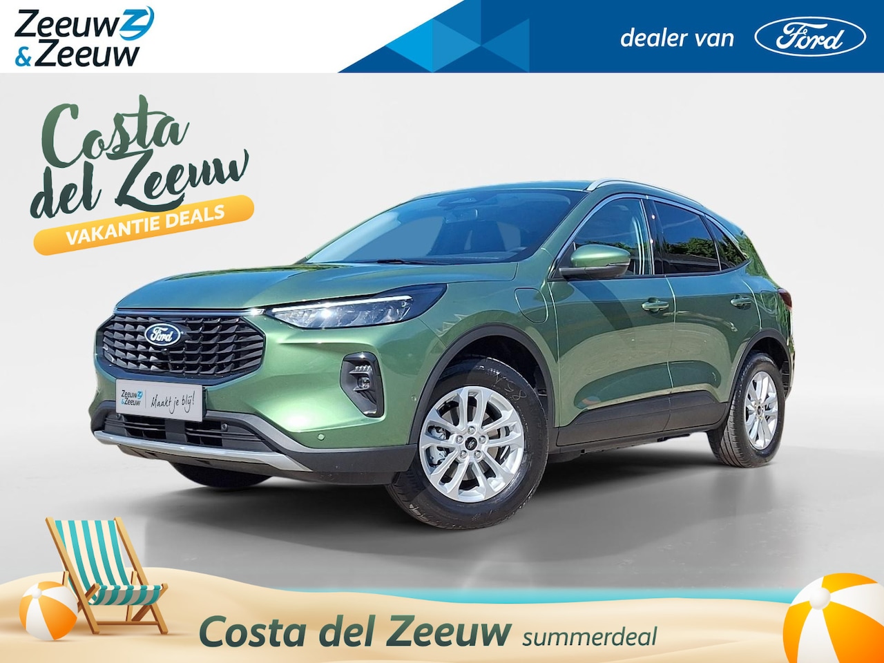 Ford Kuga - 2.5 PHEV Titanium | Winterpack | Driver assistancepack | El. Trekhaak | Climate control | - AutoWereld.nl