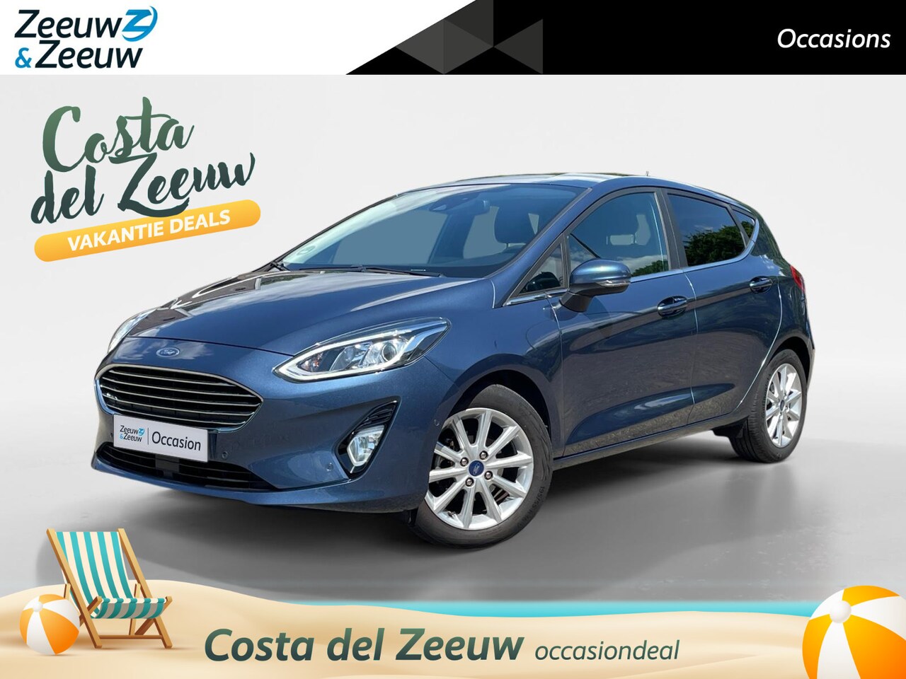 Ford Fiesta - 1.0 EcoBoost Titanium | Winter Pack | Blis | Adaptieve Cruise Control | Camera | Parkeerse - AutoWereld.nl