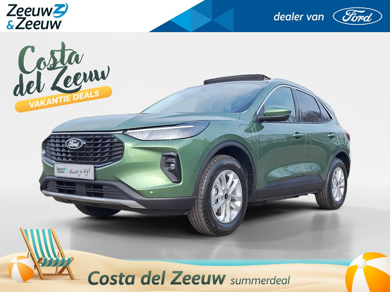 Ford Kuga - 2.5 PHEV Titanium | Panoramadak | Camera | Navigatie | Climate Control | Draadloze Apple C - AutoWereld.nl